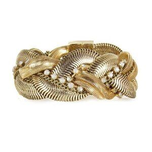 Rachel Leigh Crystal Braided Bracelet